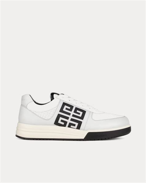 G4 sneakers in leather and perforated leather 